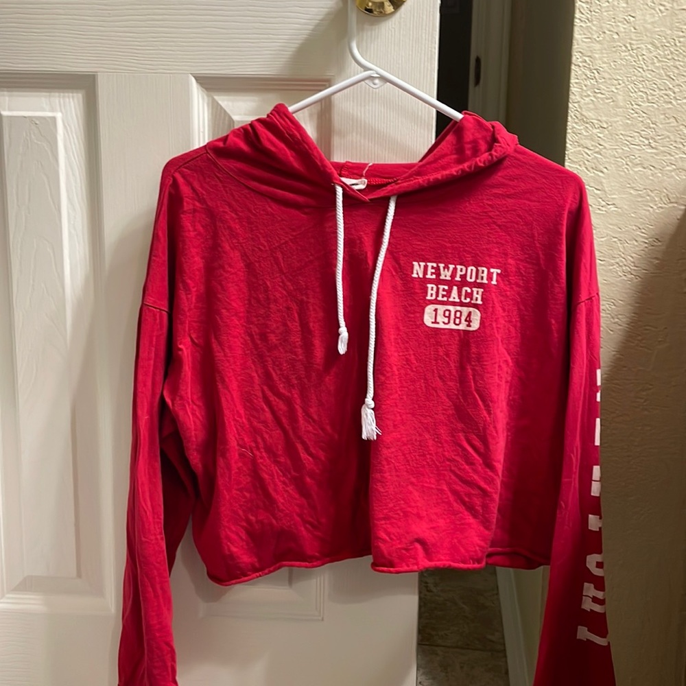 Red Newport Cropped long sleeve